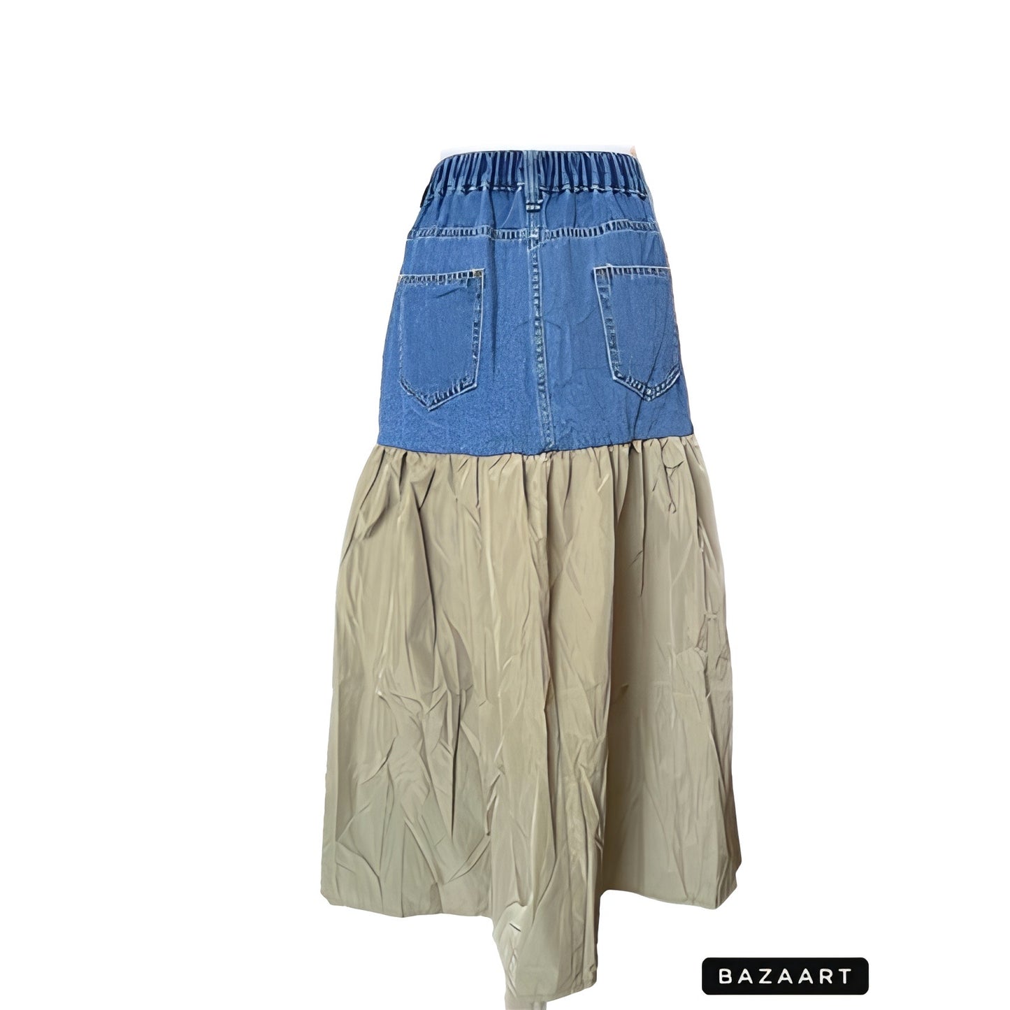 Blue Jeans ( Olive Green ) Skirt