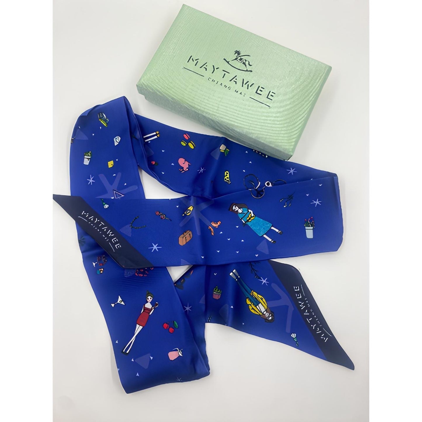 Dark Blue (Maytawee) Scarf