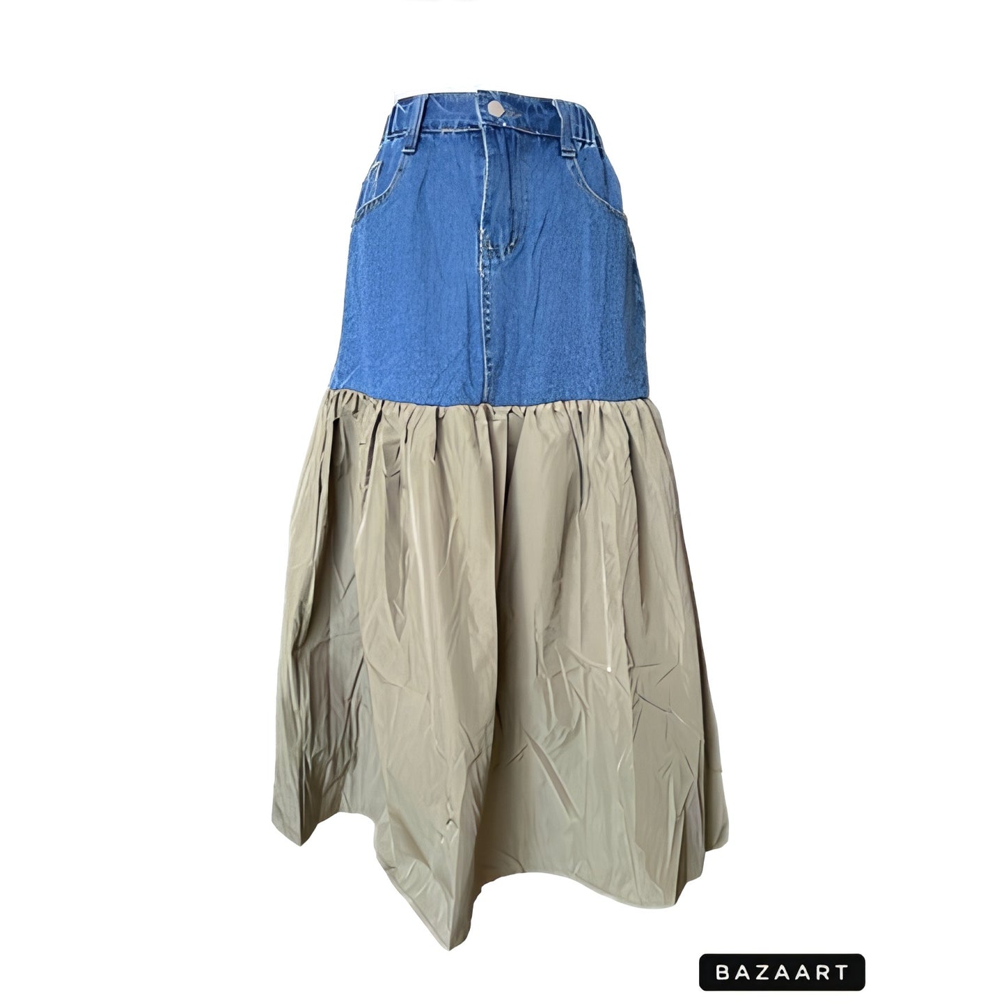 Blue Jeans ( Olive Green ) Skirt